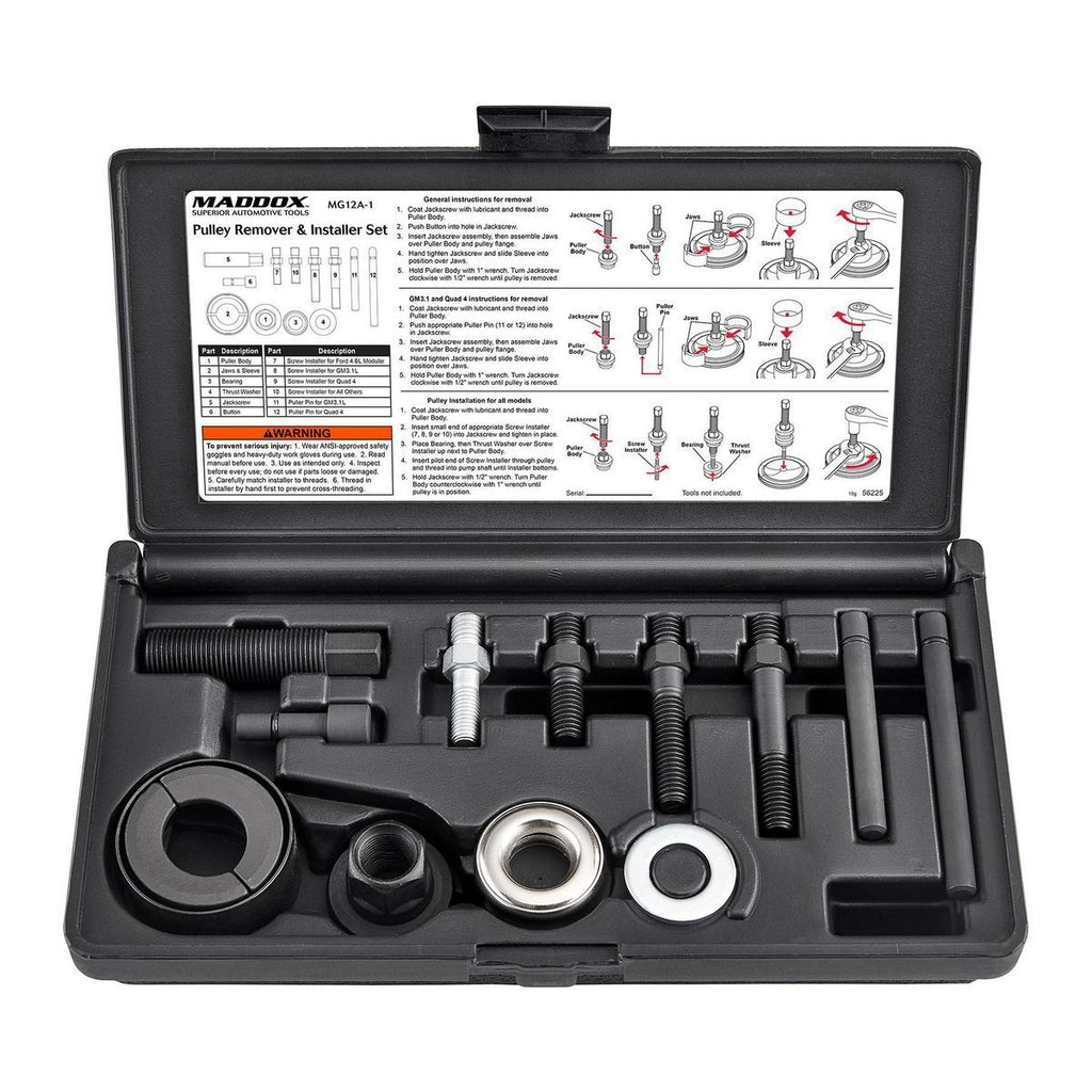 Pulley Remover and Installer Set, 12 Piece N840016