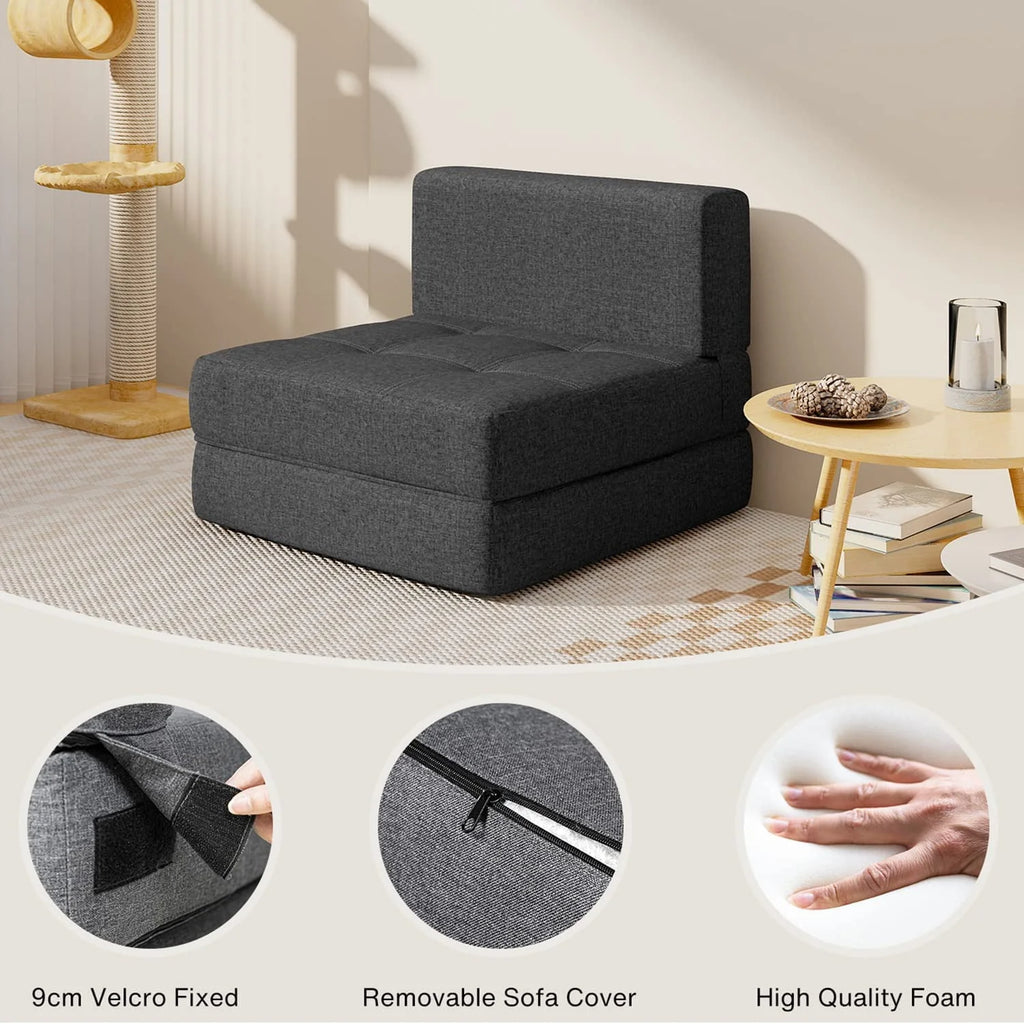 Light Gray Sleeper Sofa Bed O112380