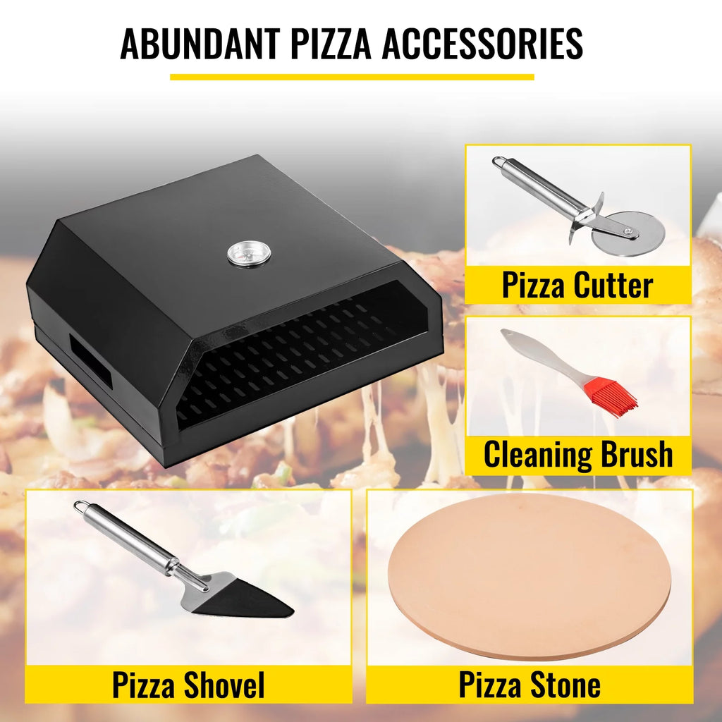 Stainless Steel Outdoor Pizza Oven with 12 Pizza Stone and Baking Tools X5317