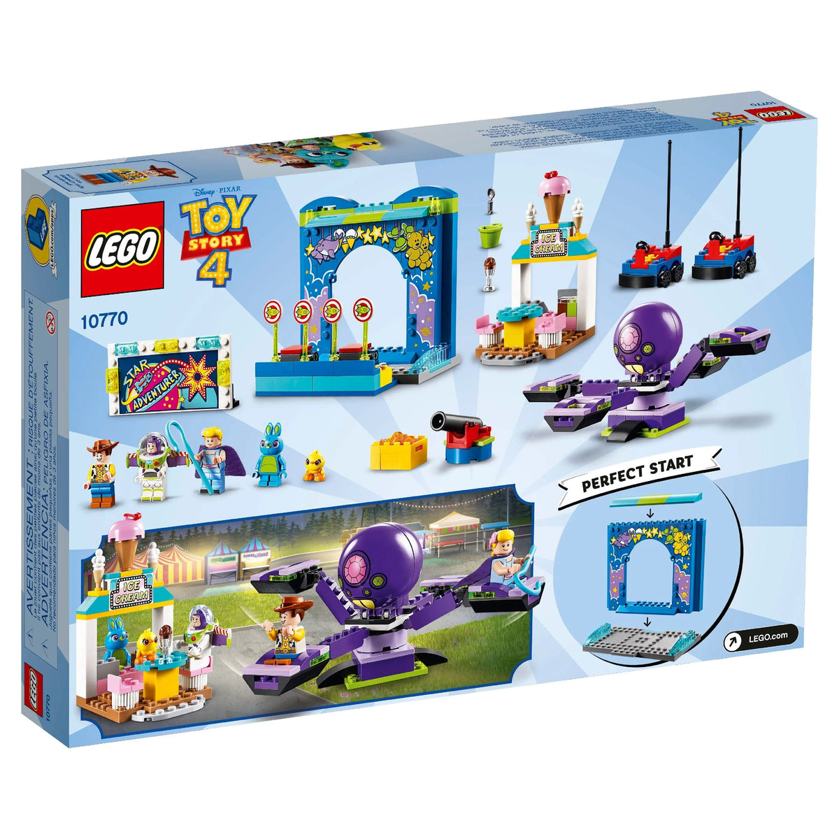 LEGO Disney Pixar's Toy Story 4 Buzz & Woody's Carnival Mania 10770 I3691