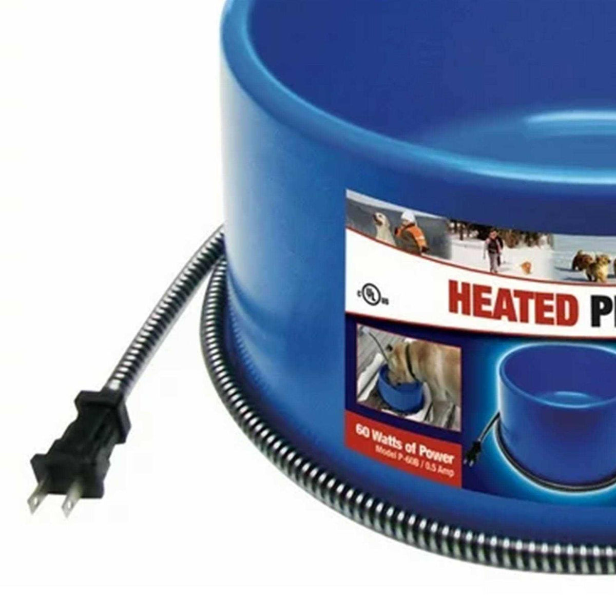 6 Qt. Round Heated Plastic Pet Bowl N154