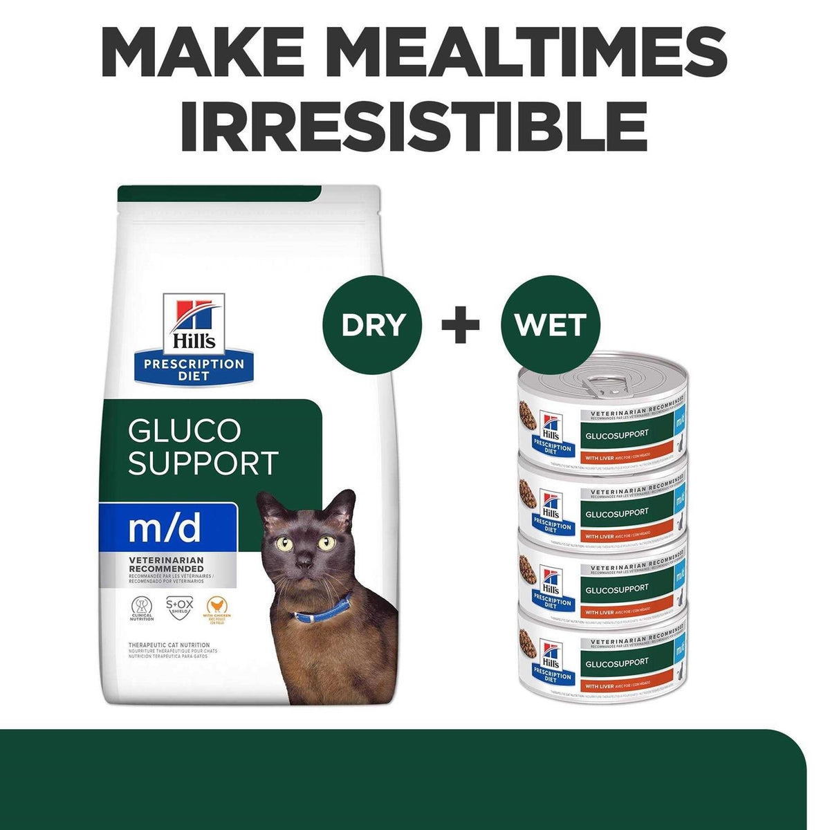 Glucose/Weight Management Cat Dry Food N158