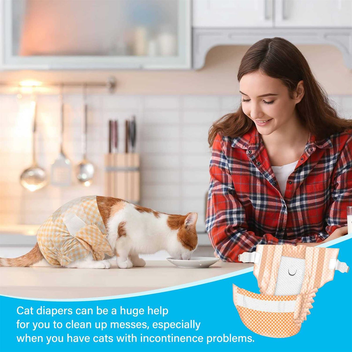 Soft Disposable Female Cat Dog Diapers S743