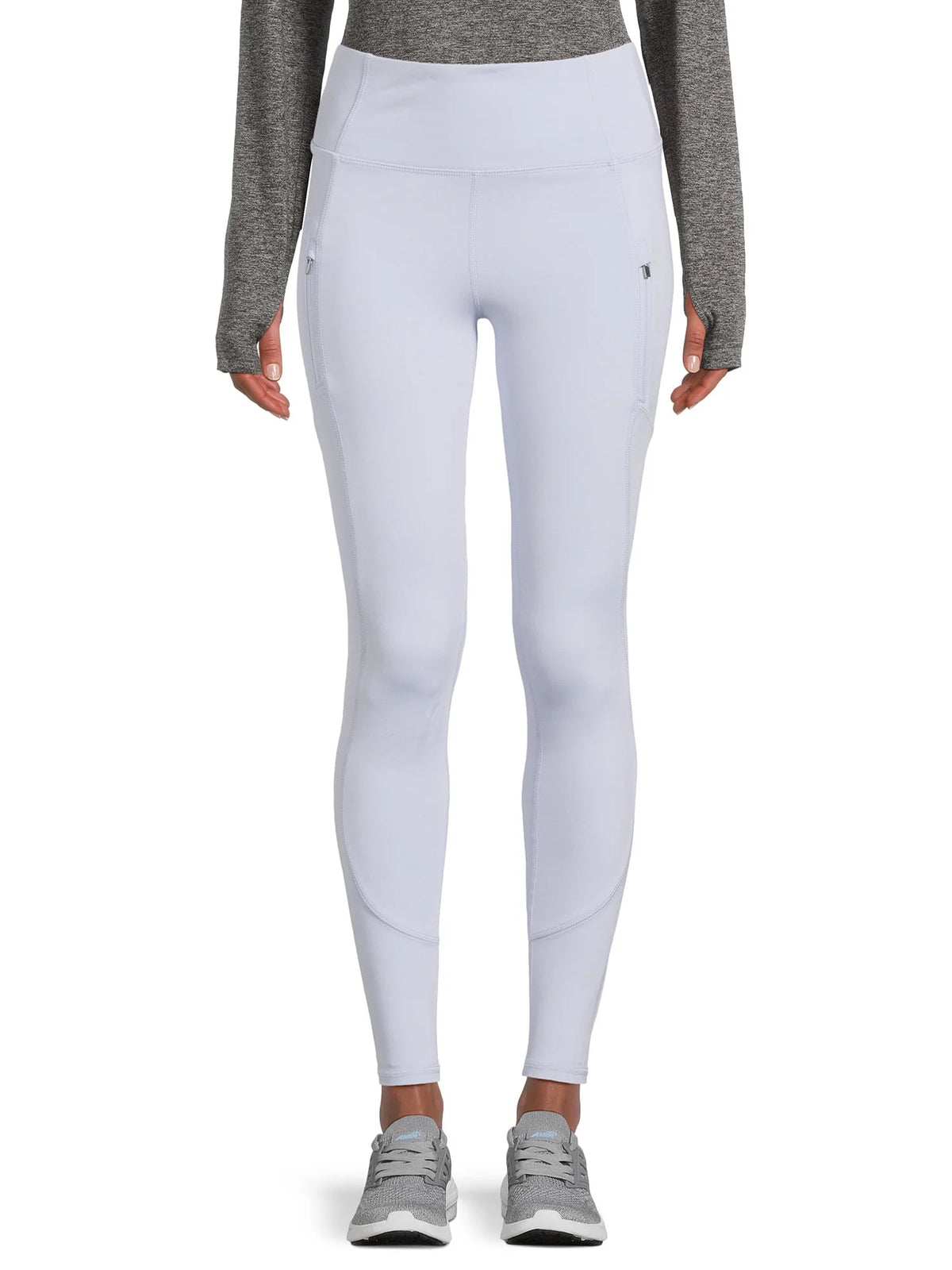 Brushed Leggings with Zipper Pockets S71358