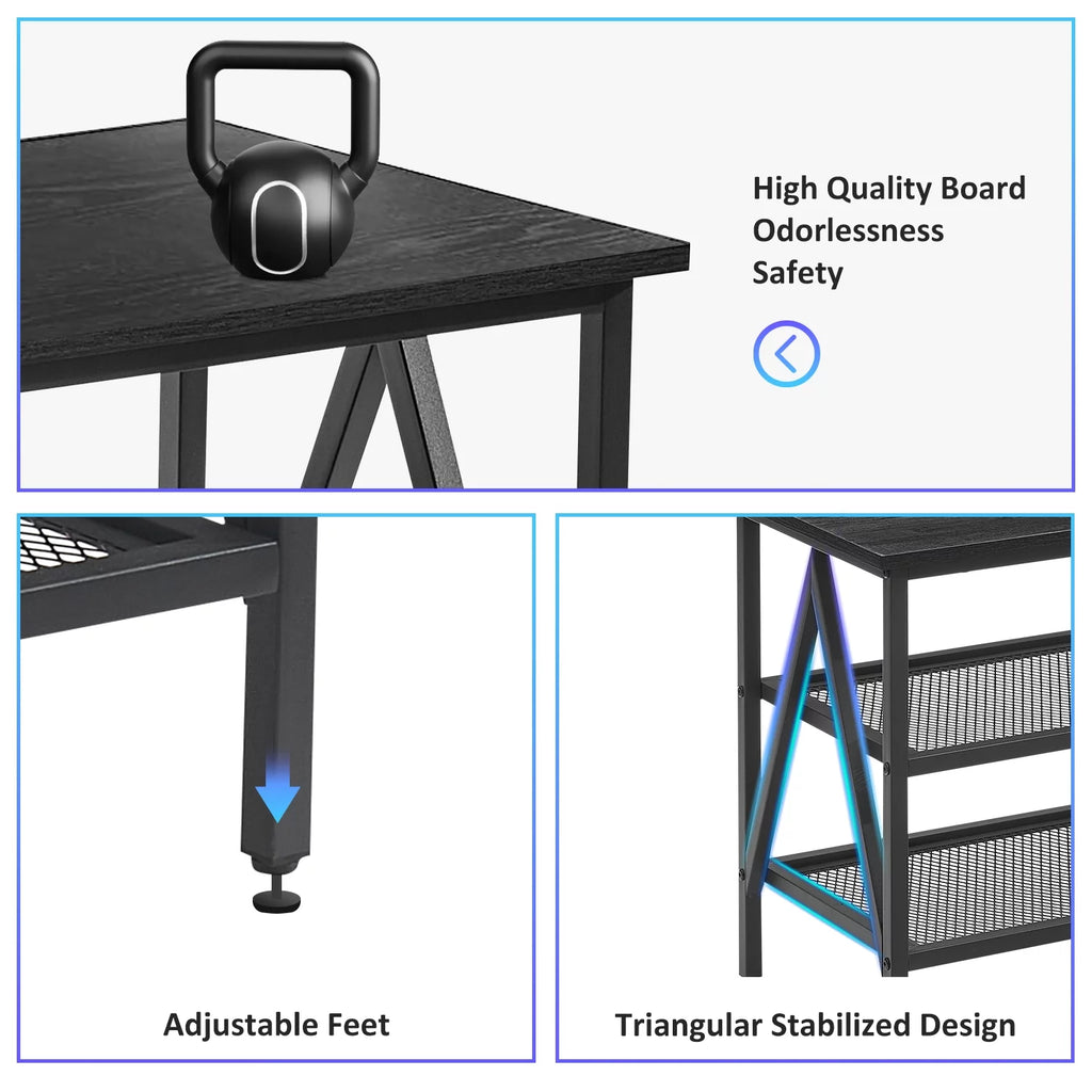 Black 55 inch TV Stand L27049