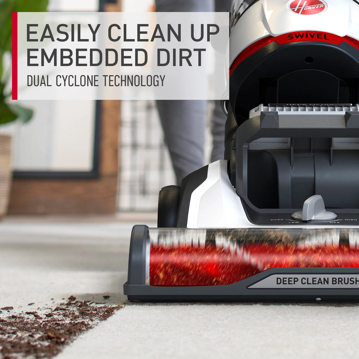 Bagless Upright Vacuum Cleaner with HEPA Media Filtration A2057