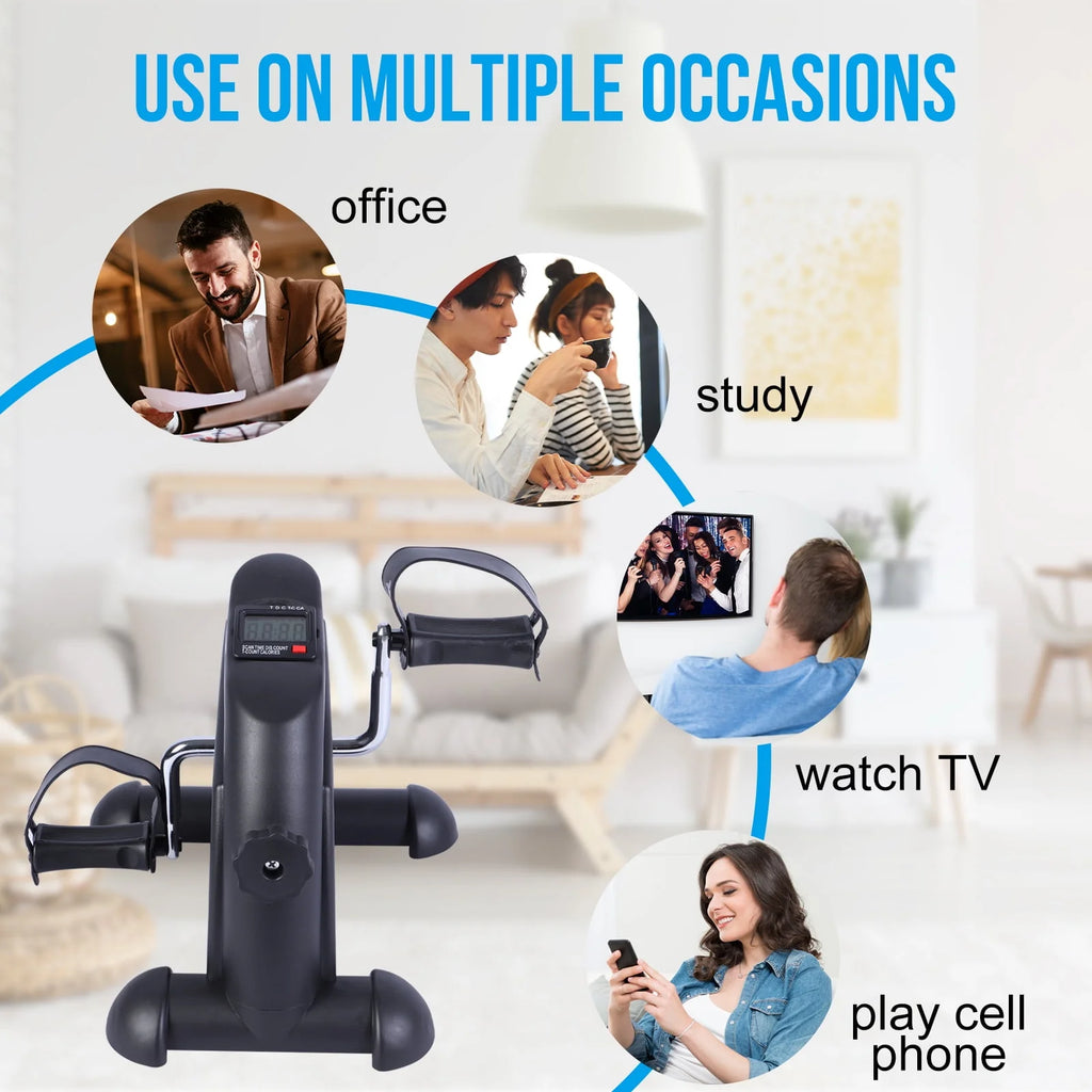 Mini Under Desk Pedal Exerciser with LCD Screen Y5335