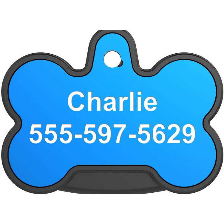 Smart Tag Dog Bone Personalized ID and Tracker N45013