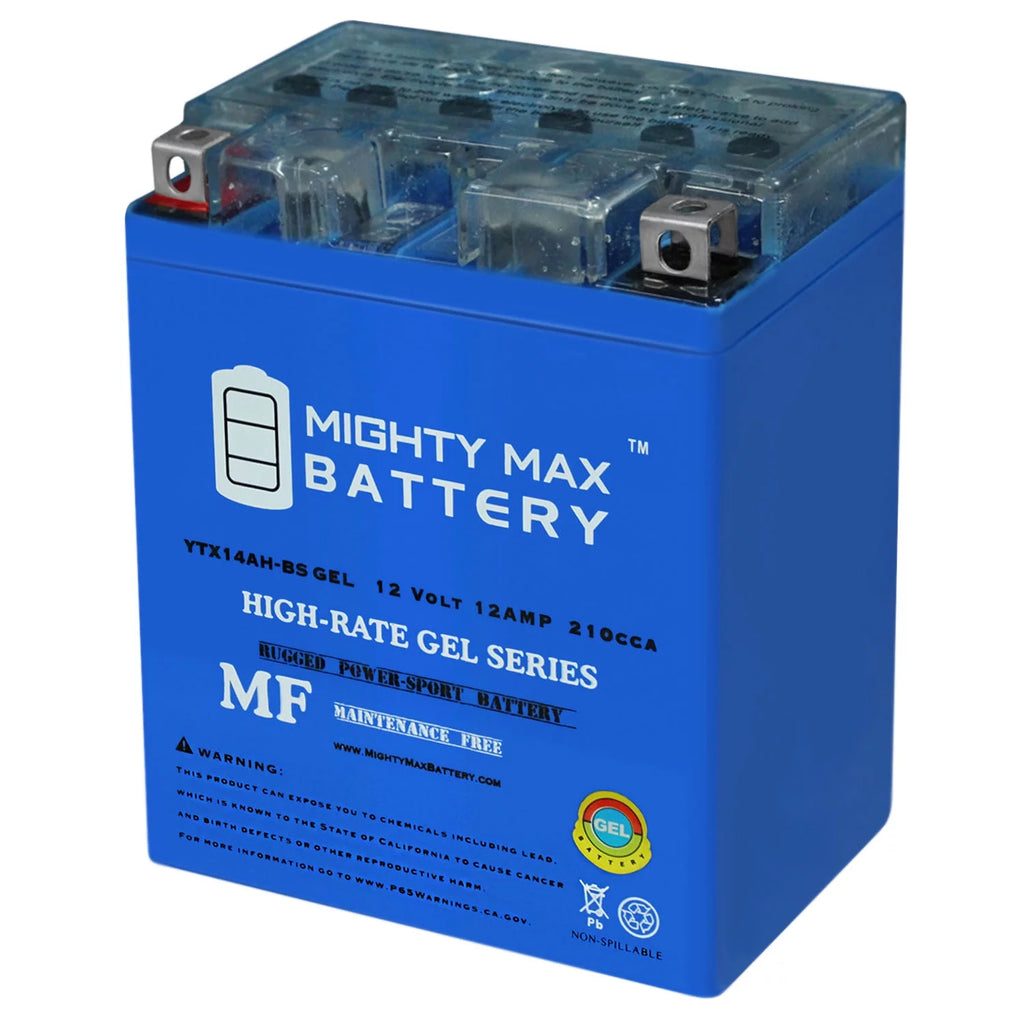 12 Volt 12 AH GEL Rechargeable Maintenance Free SLA AGM Motorcycle Battery K1825