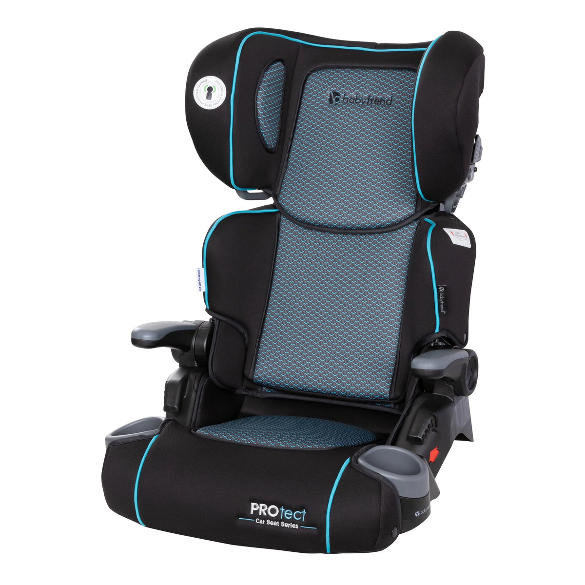 Folding High Back Booster Car Seat Red P8326