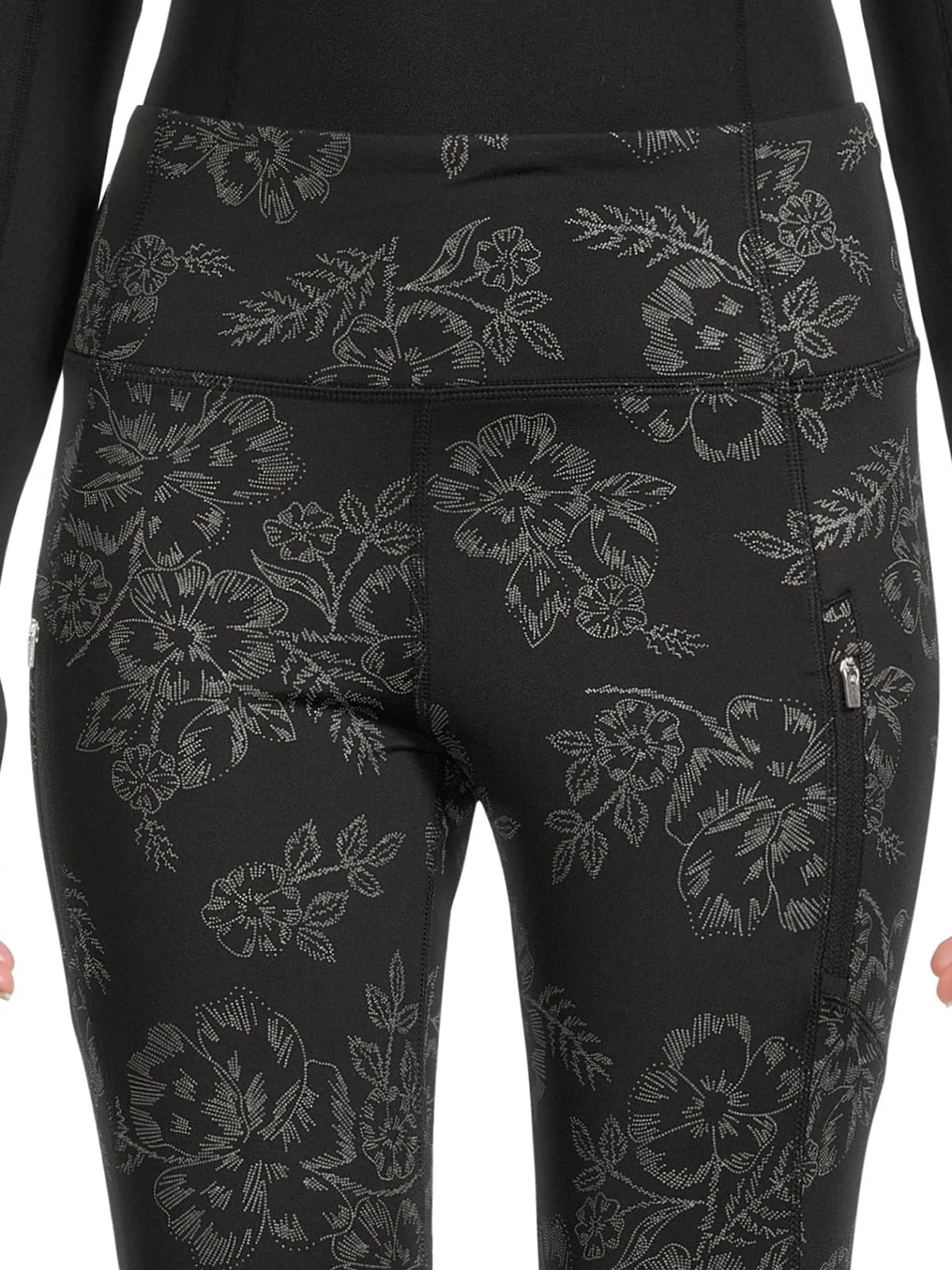 Brushed Leggings with Zipper Pockets S71358