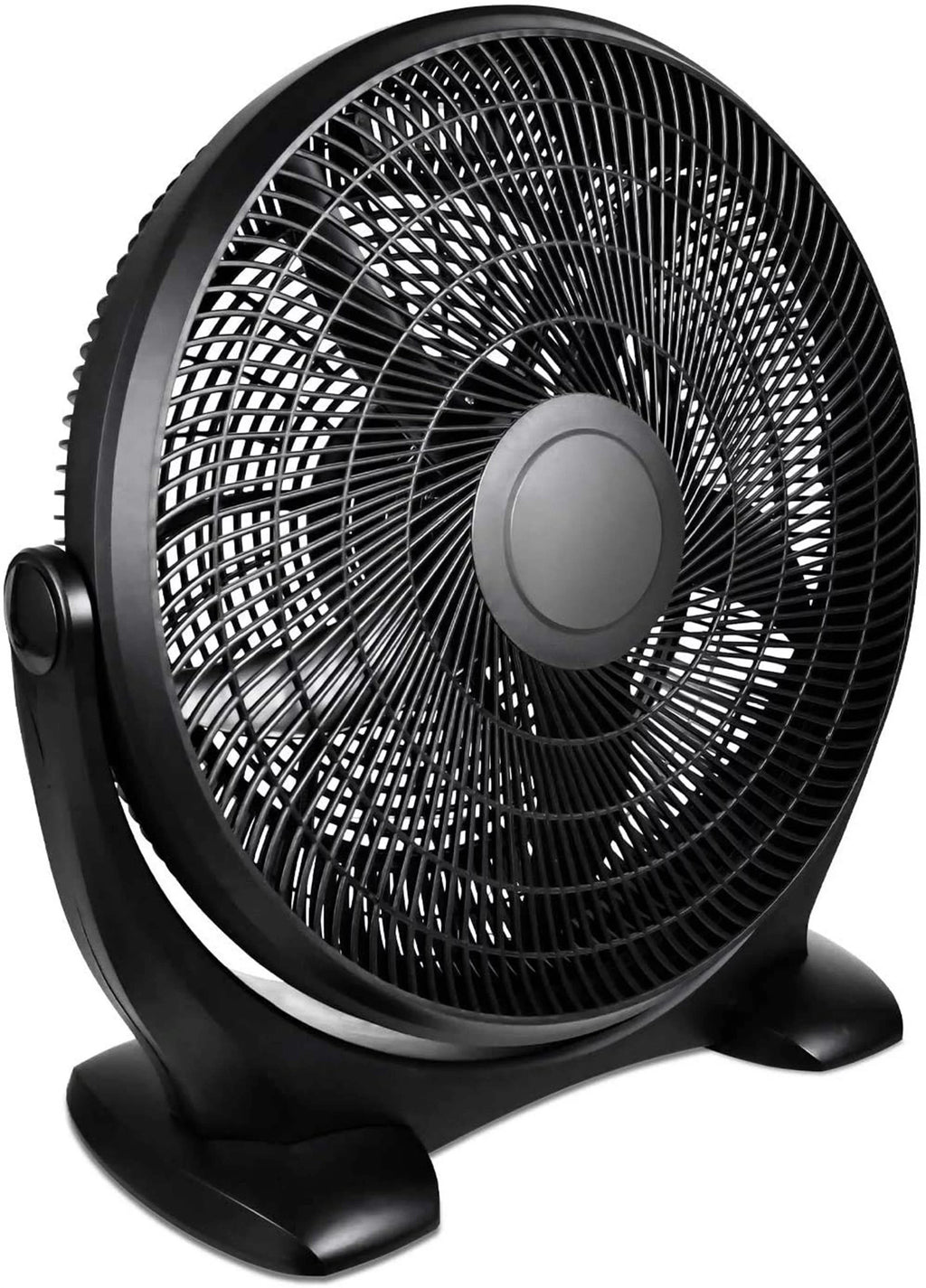 14 Inch 3-Speed Plastic Floor Fan, Black L933
