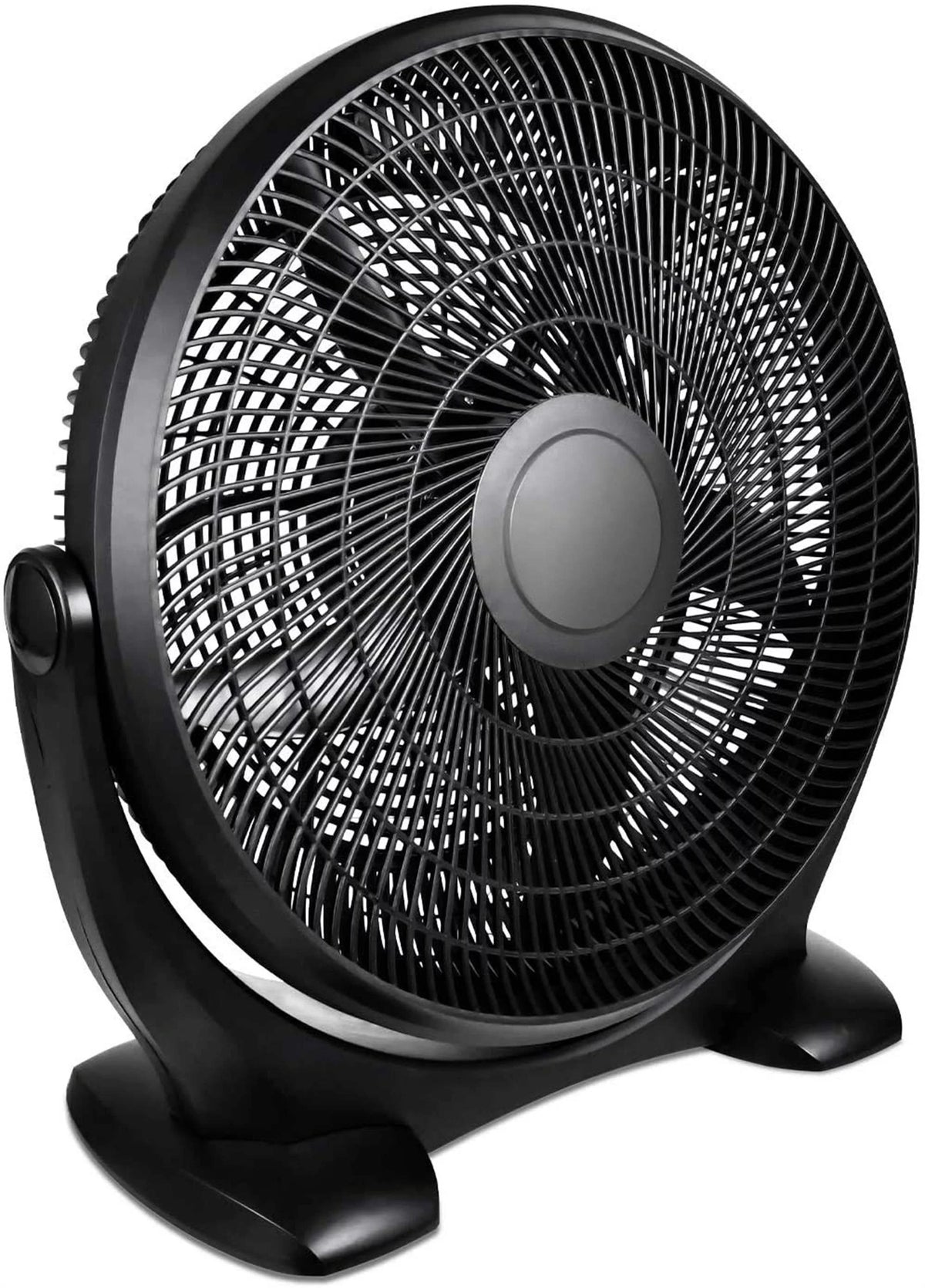 14 Inch 3-Speed Plastic Floor Fan, Black L933