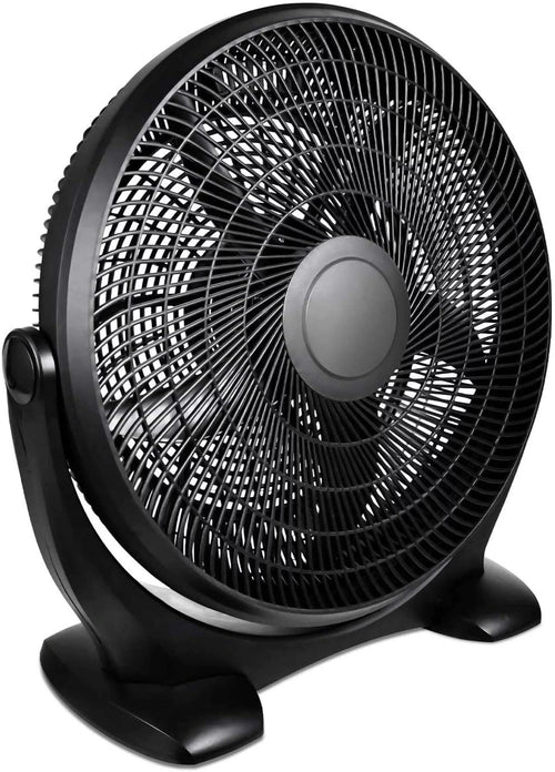 14 Inch 3-Speed Plastic Floor Fan, Black L933