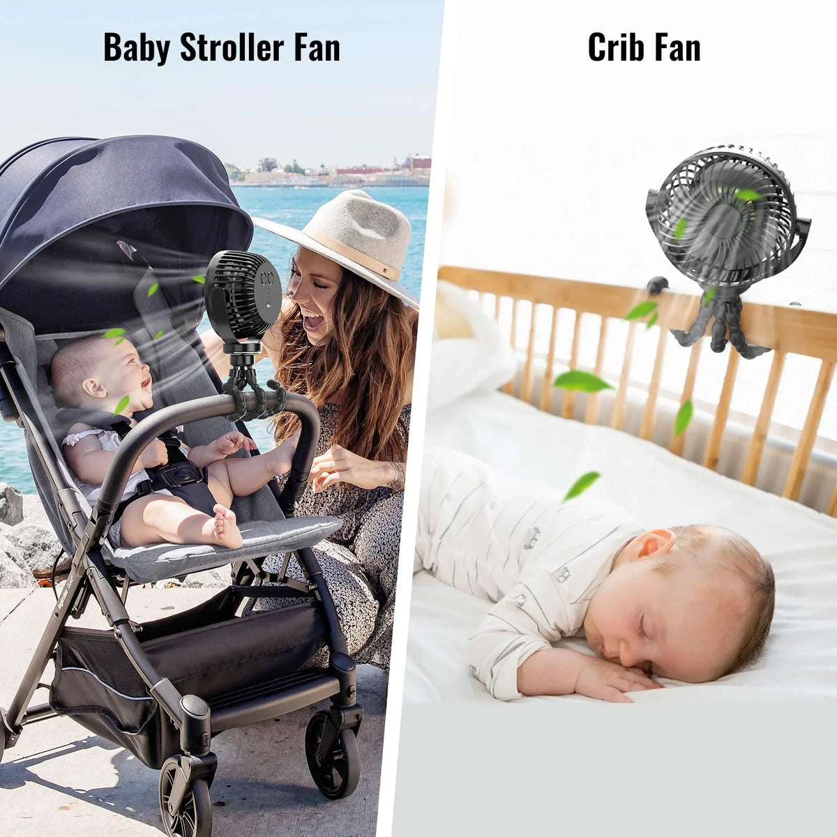 Portable USB Rechargeable Clip Tripod Fan I51599