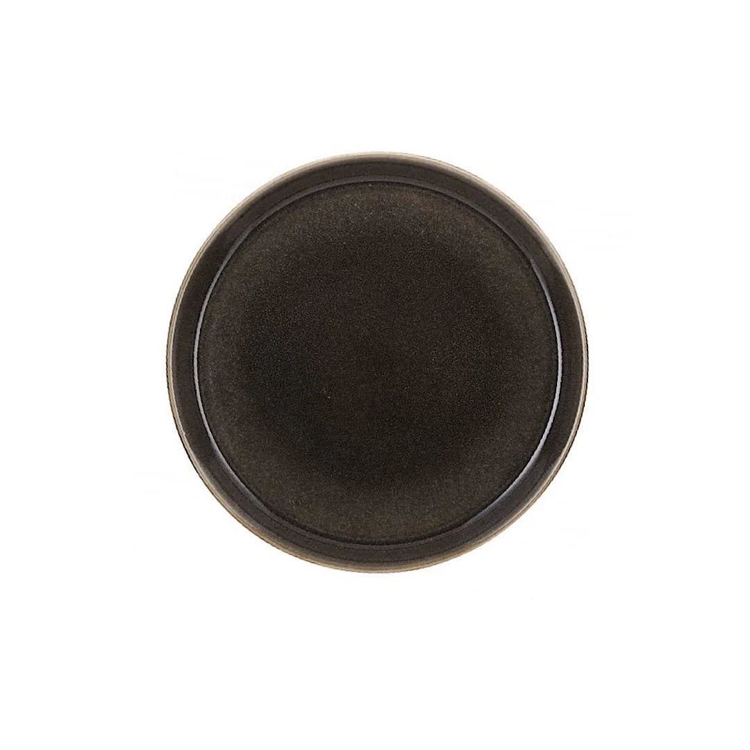 Green Stoneware Plate J6799