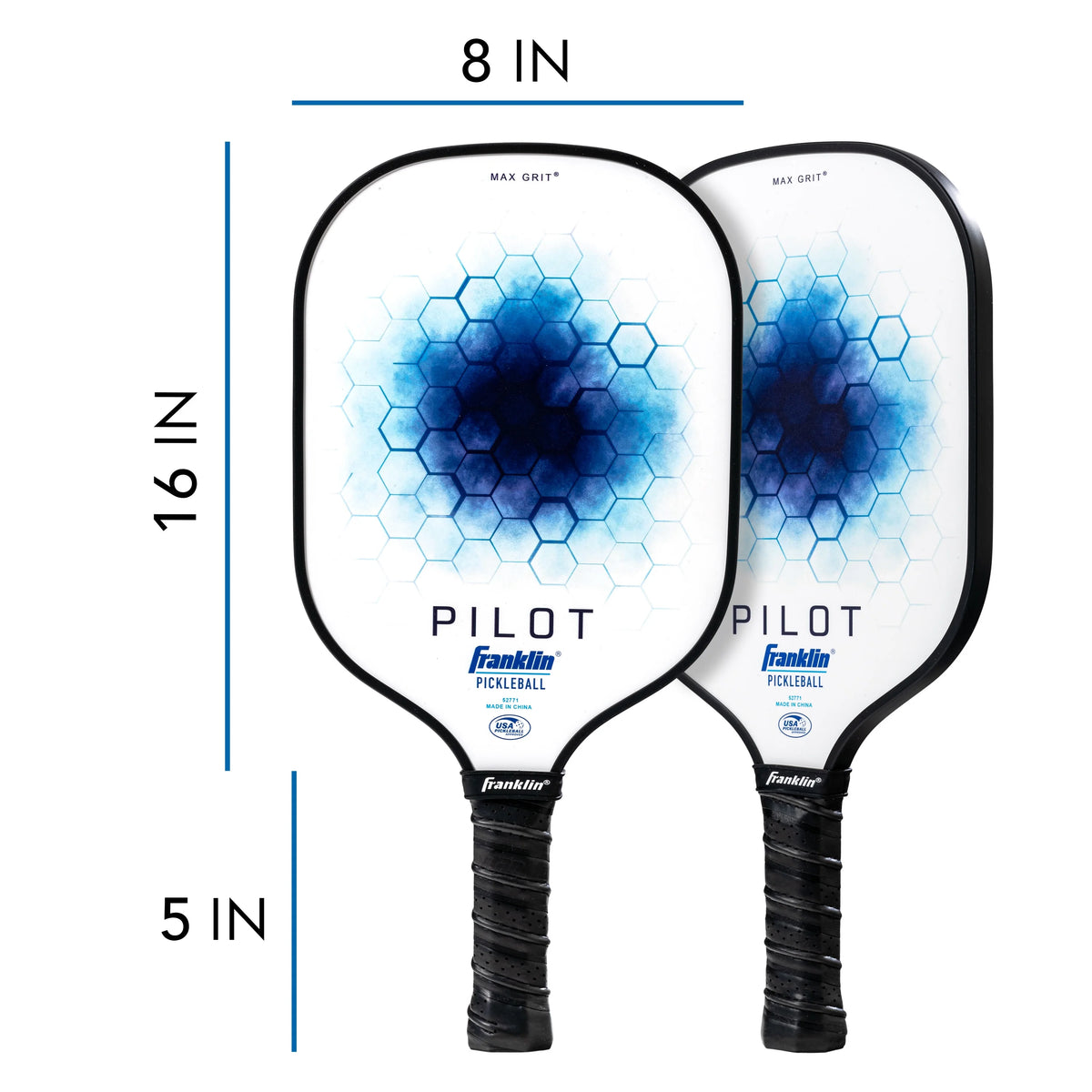 Blue Polypropylene Core Pickleball Paddle P314592