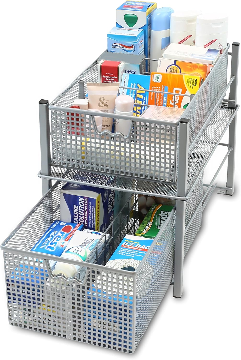 Mesh Cabinet Basket Organizer Q259