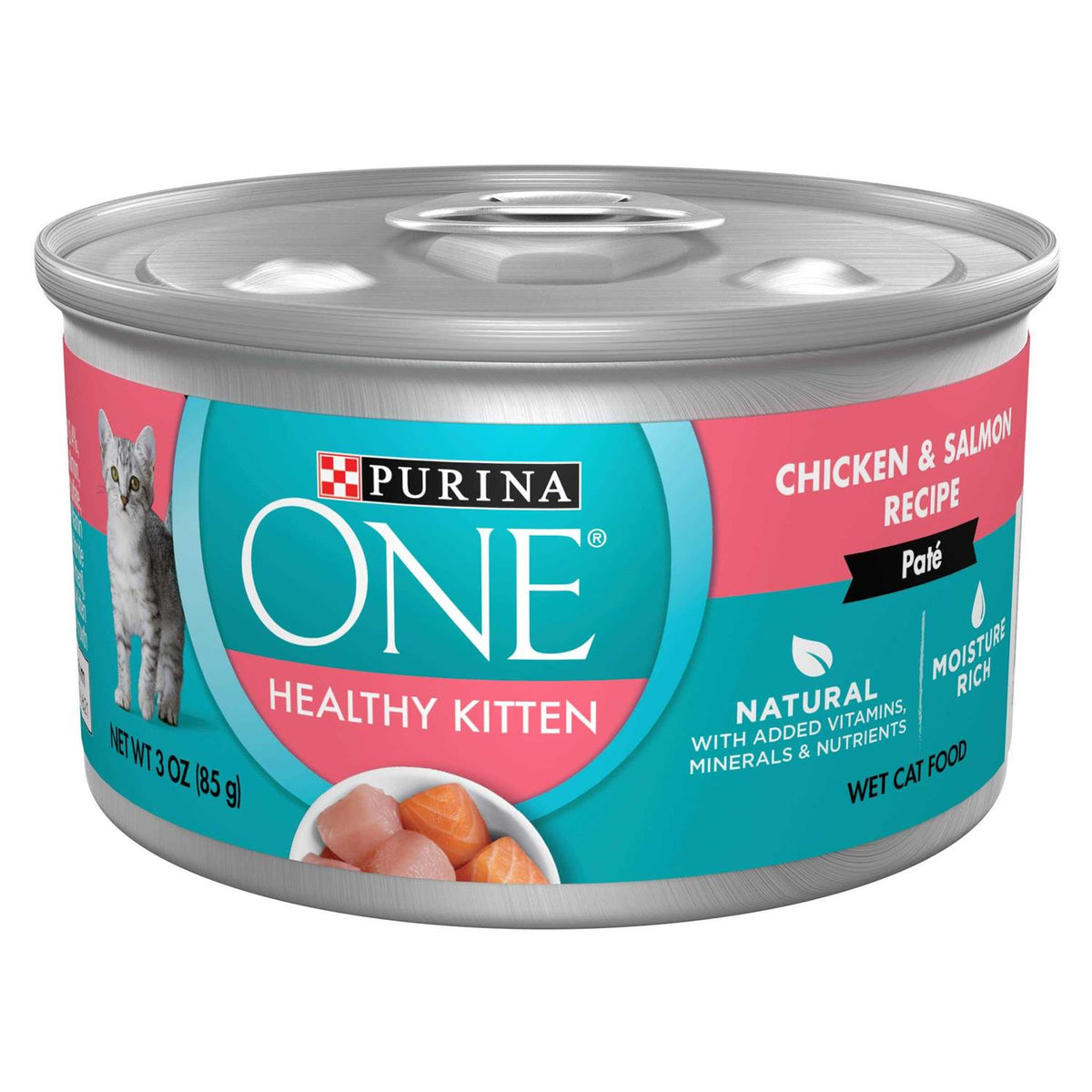 Grain Free Chicken & Salmon Pate Wet Cat Food G14919