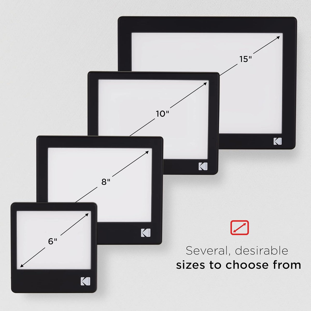 LED Light Box 5”x4” for Negatives, Slides & Films J8429