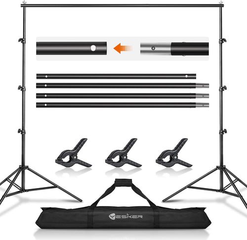 10ft Adjustable Backdrop Stand with Carry Bag Q251