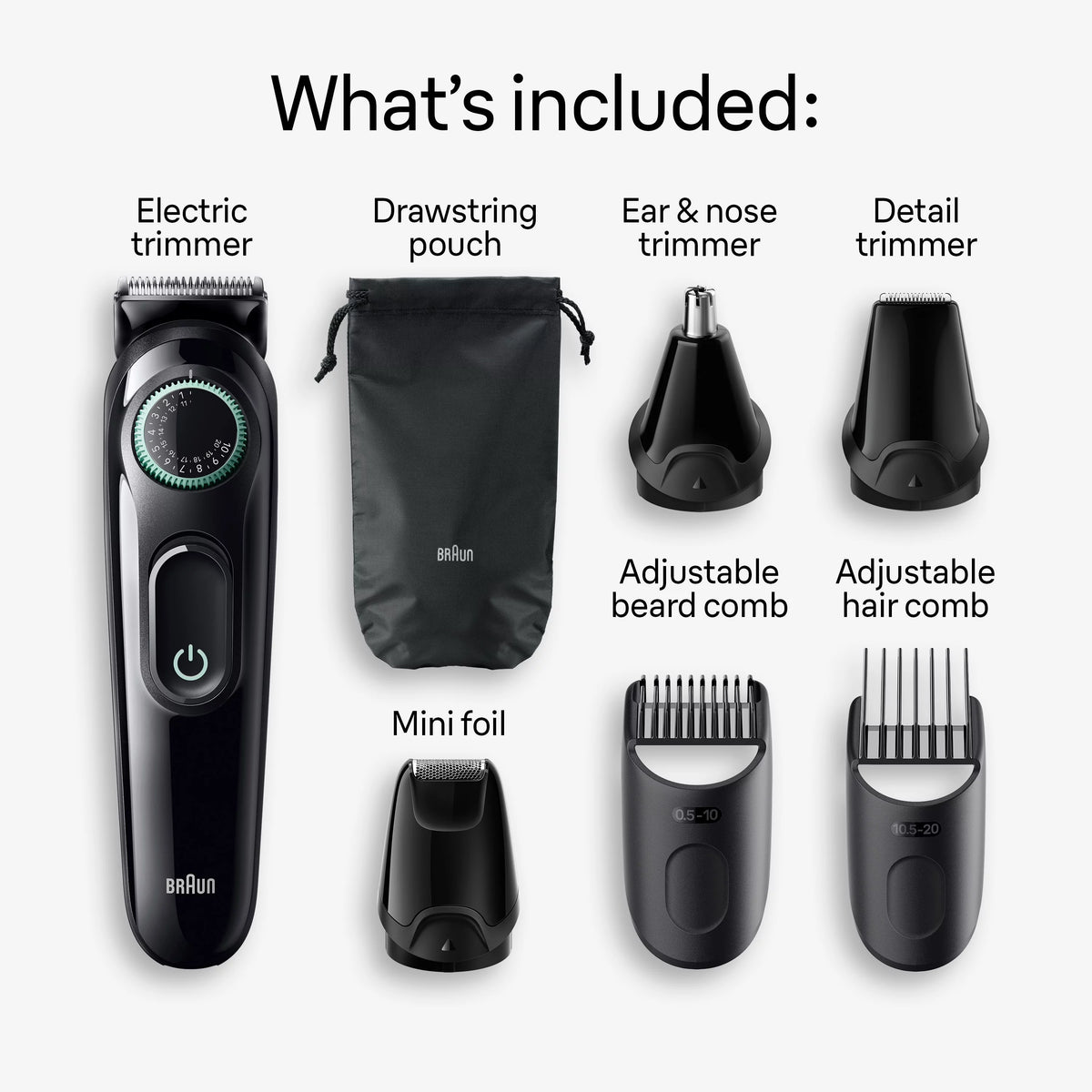 Electric Grooming Kit with Beard Trimmer S4124