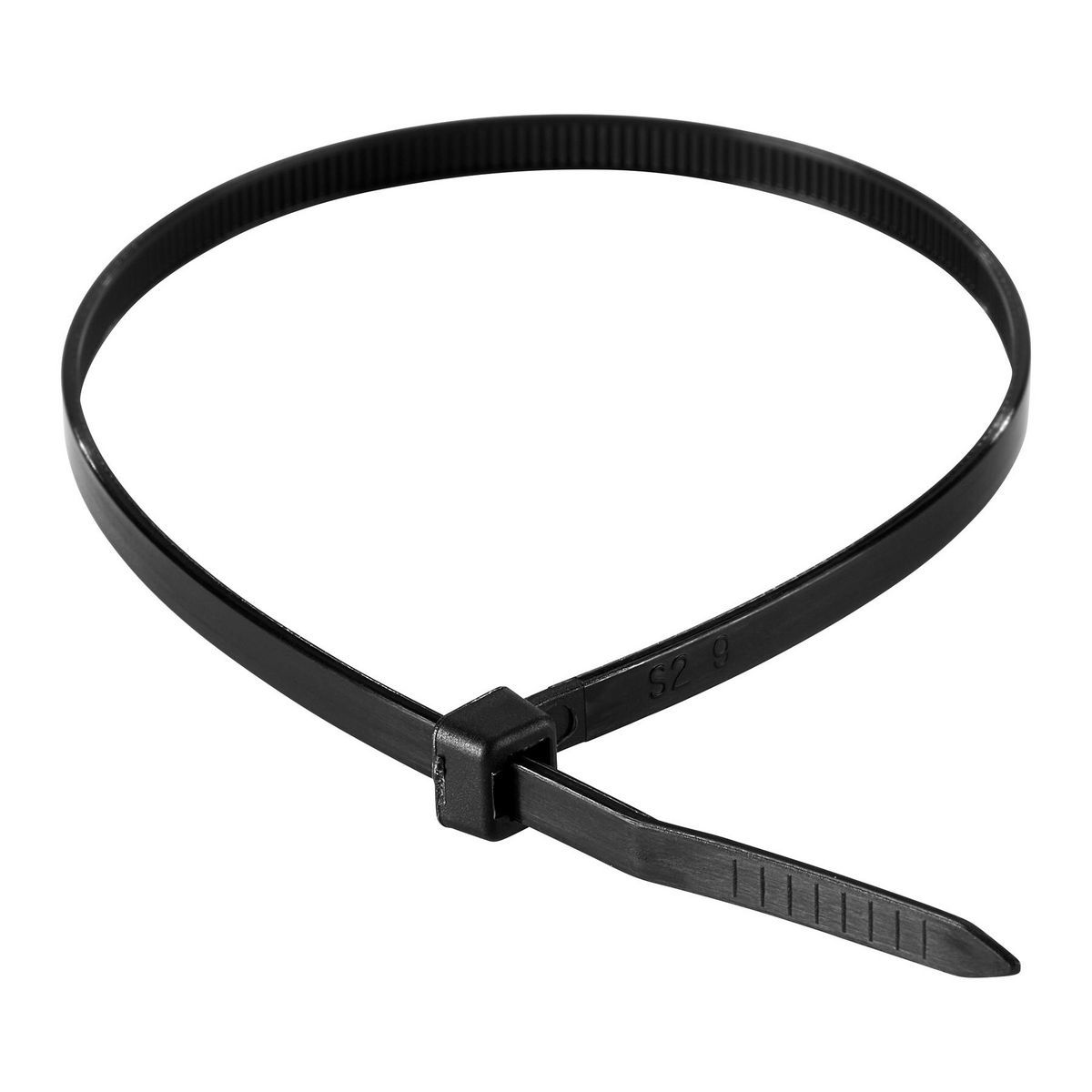 UV-Resistant Black Cable Ties 100-Pack U806