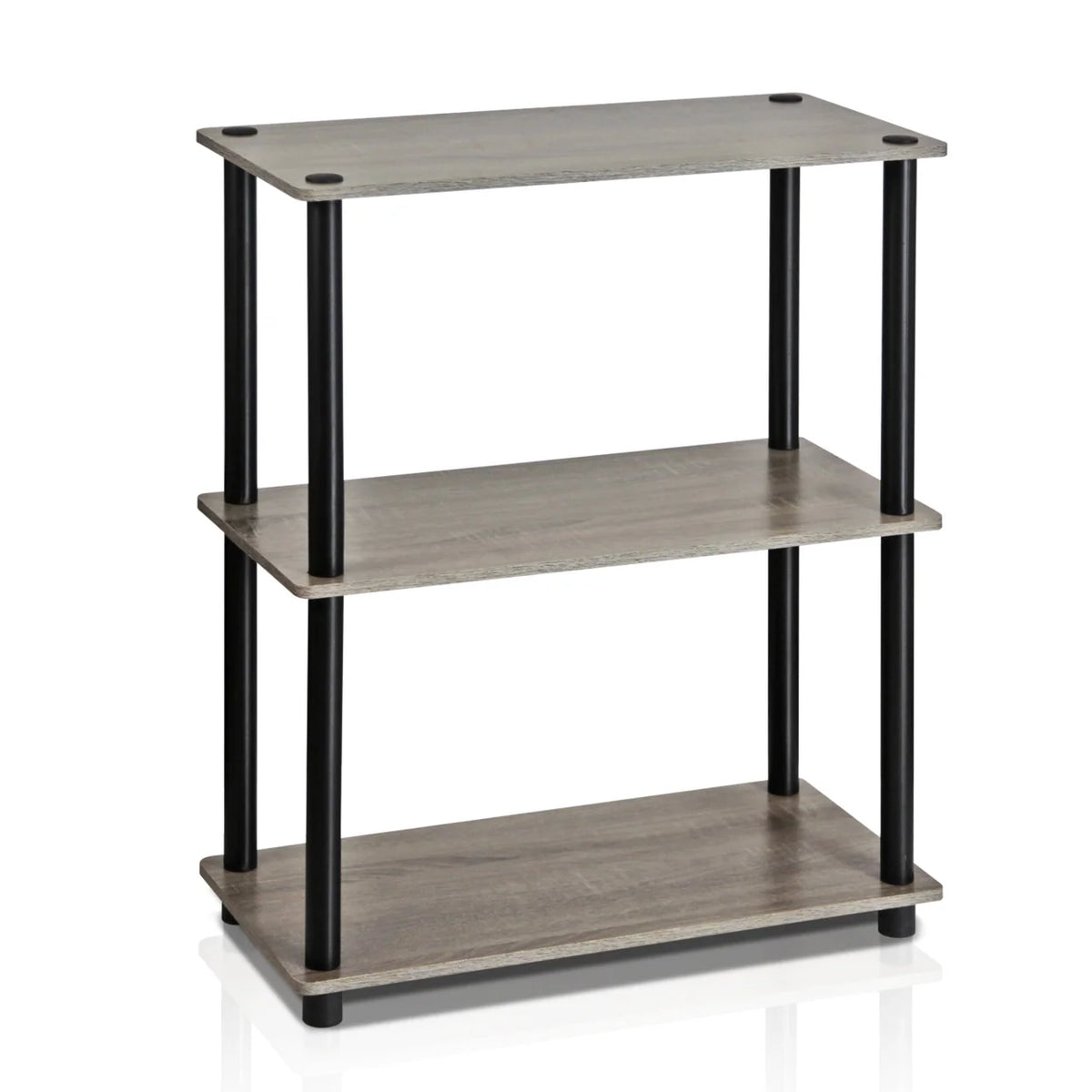 3-Tier Dark Cherry Shelf Display Rack Q3880