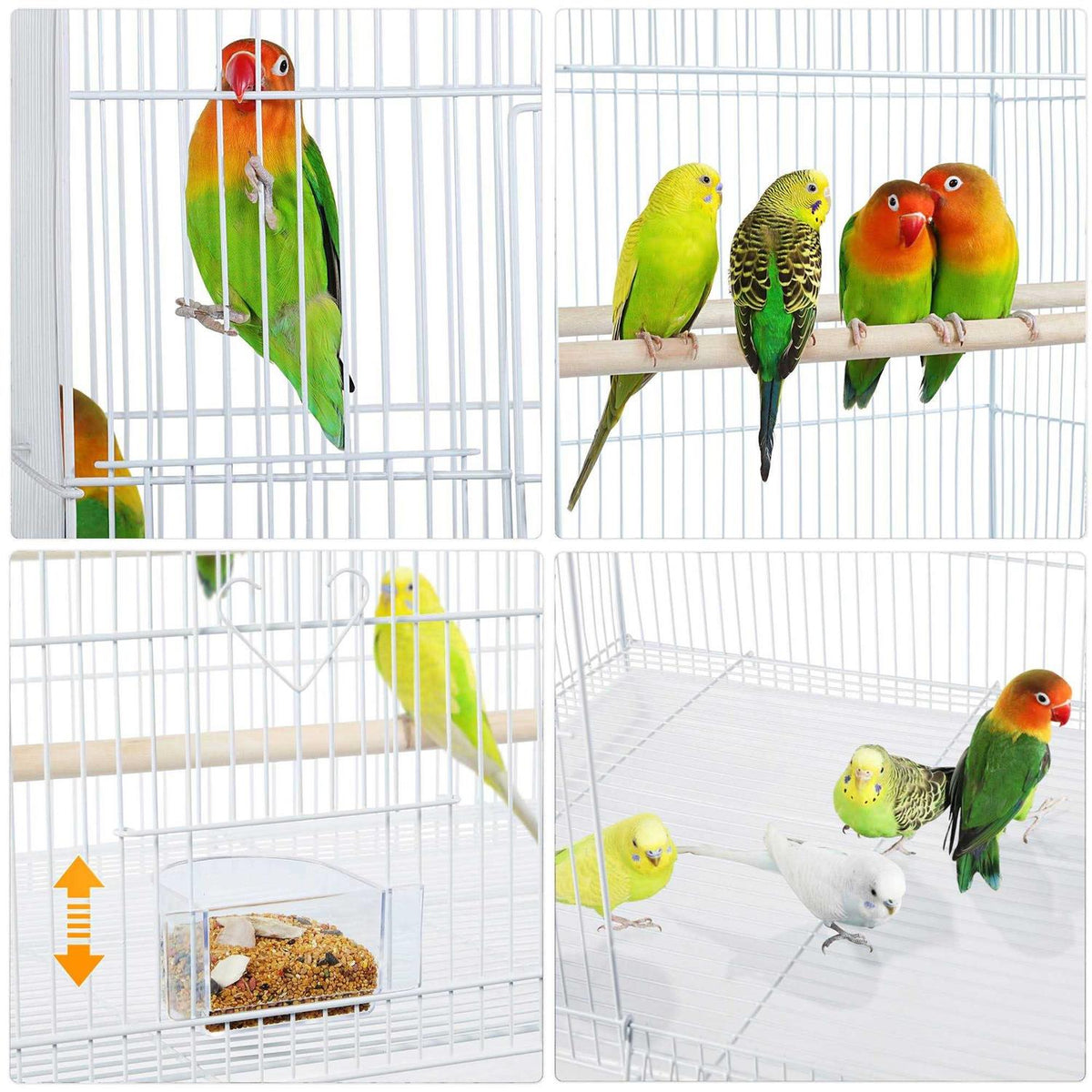 18 Flight Cage with Slide-Out Tray O239308
