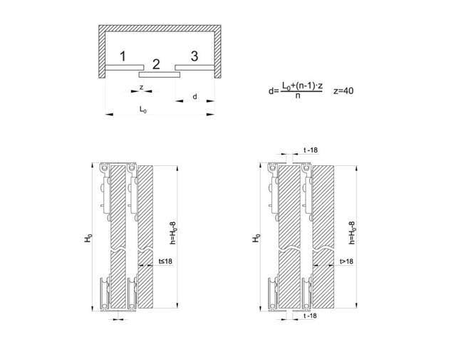 Sliding Closet Door Hardware Kit 78-Inch Tracks W45117