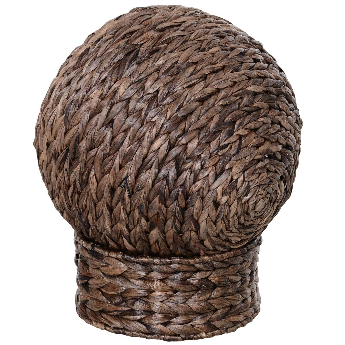 Hooded Rattan Wicker Elevated Cat House with Mat V294