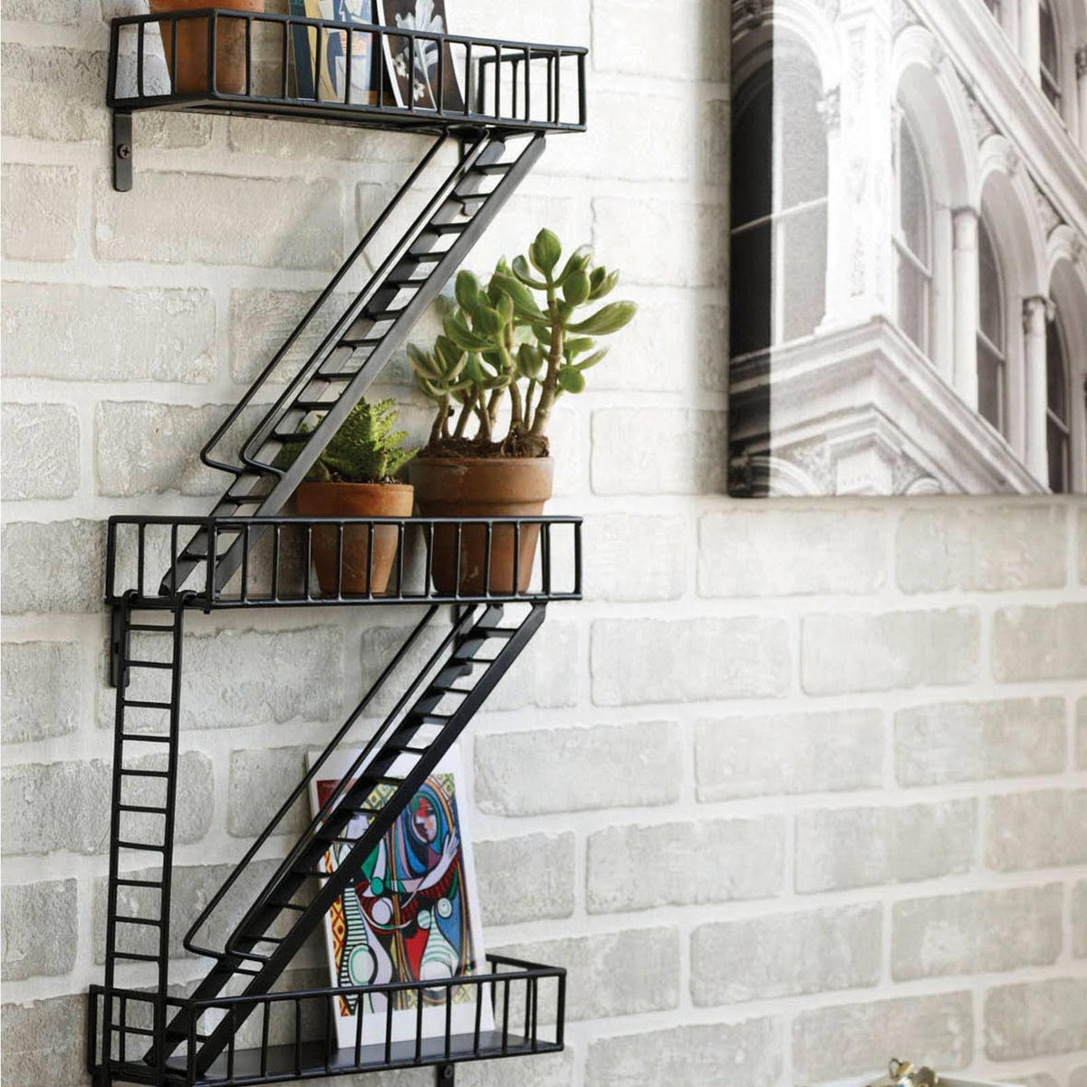 Black Wall Shelf O9748