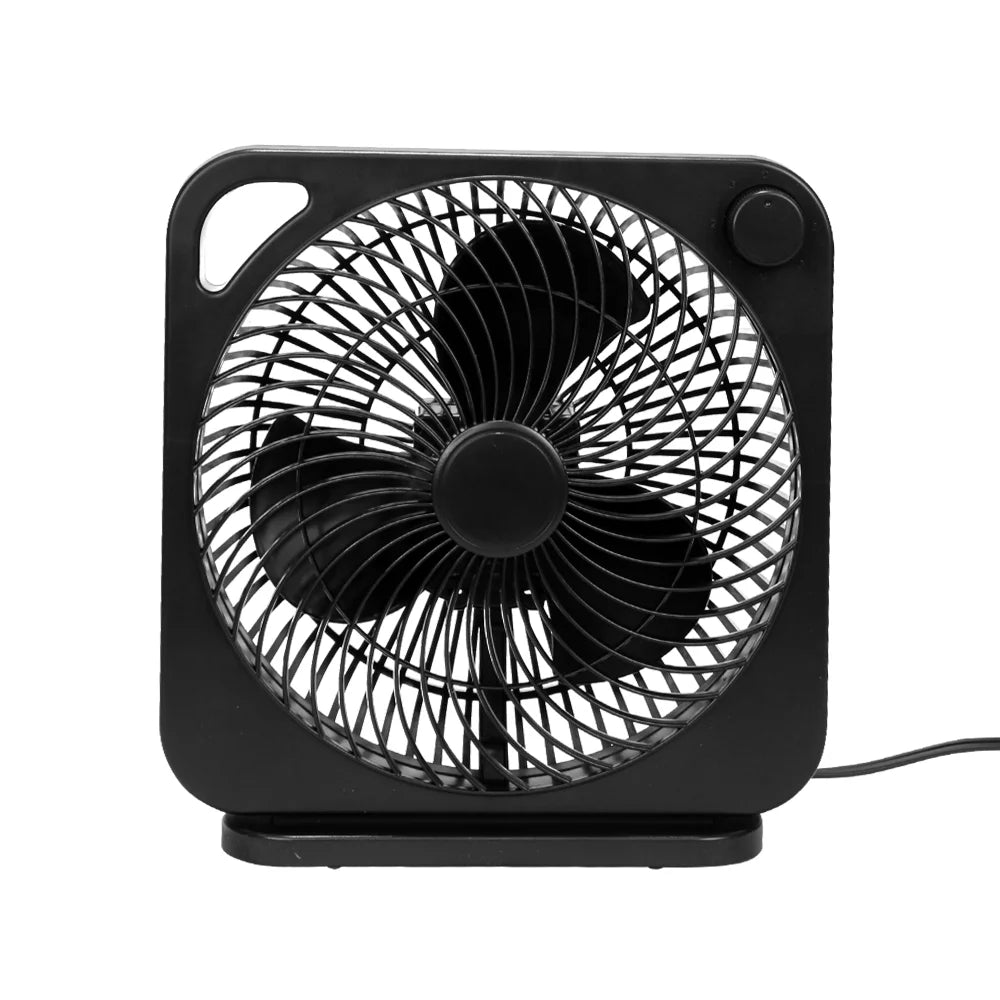 9 inch Box Fan, 3 Speeds, Black L27489