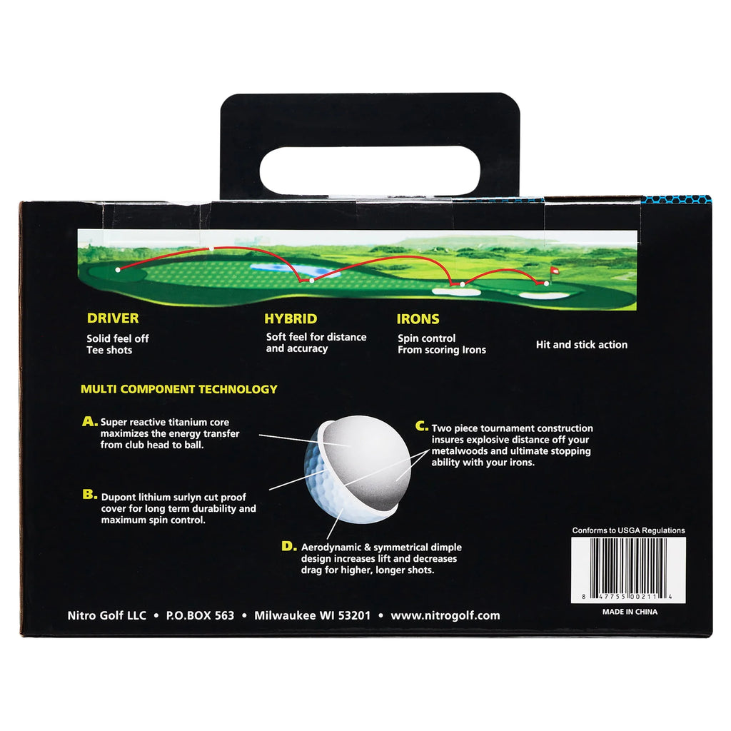 White 45 Pack Golf Balls W3586