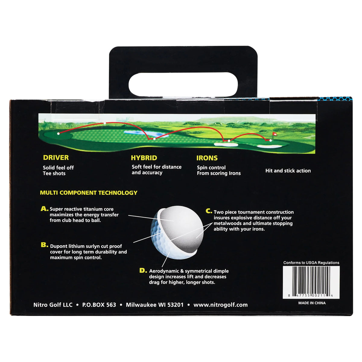 White 45 Pack Golf Balls W3586