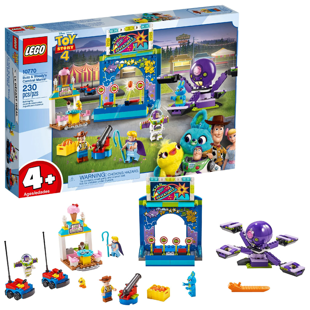 LEGO Disney Pixar's Toy Story 4 Buzz & Woody's Carnival Mania 10770 I3691