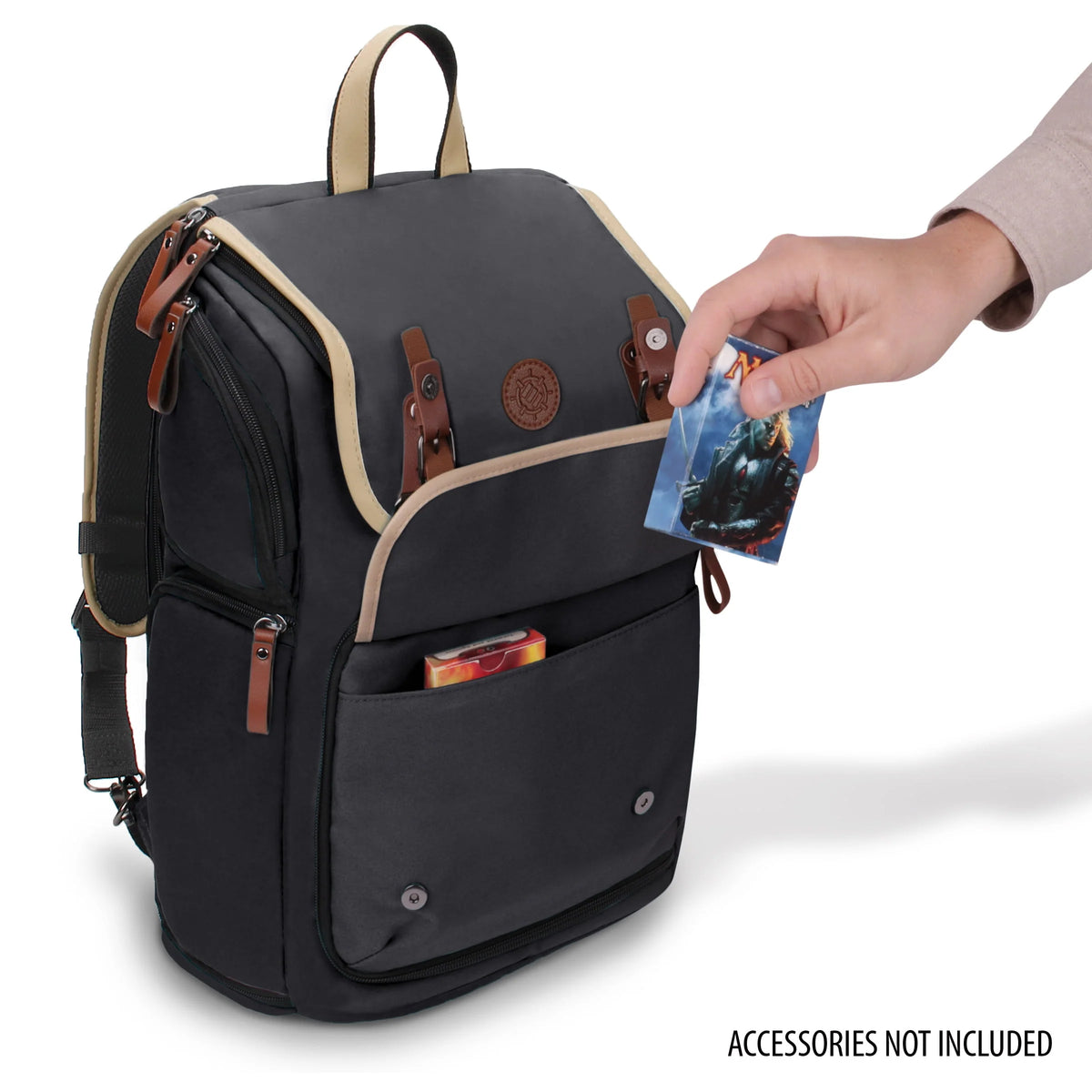 Full-Size Trading Card Storage Box Backpack N1648