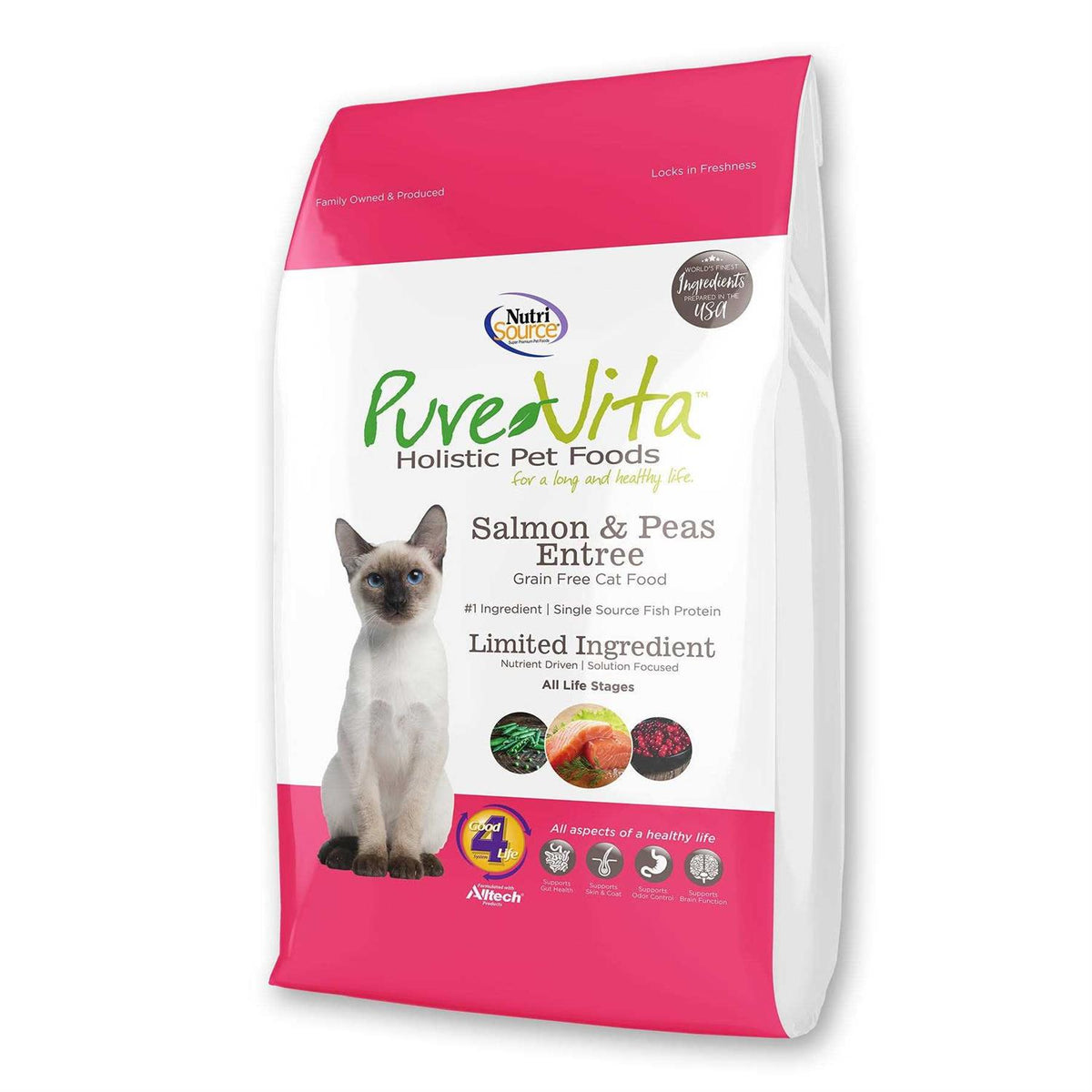 Grain Free Salmon & Peas Dry Cat Food D522076