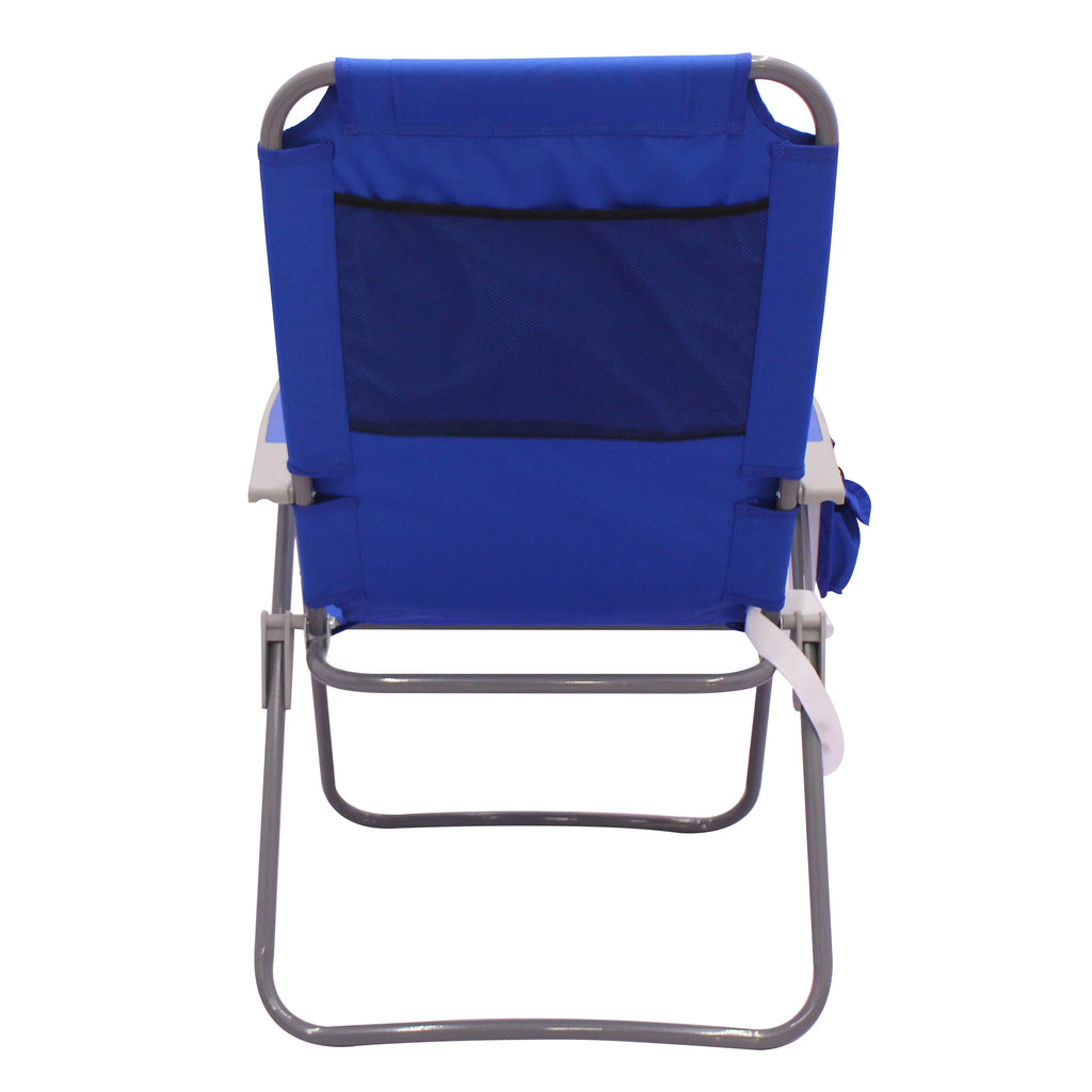 Blue 4-Position Oversize Beach Chair Q190