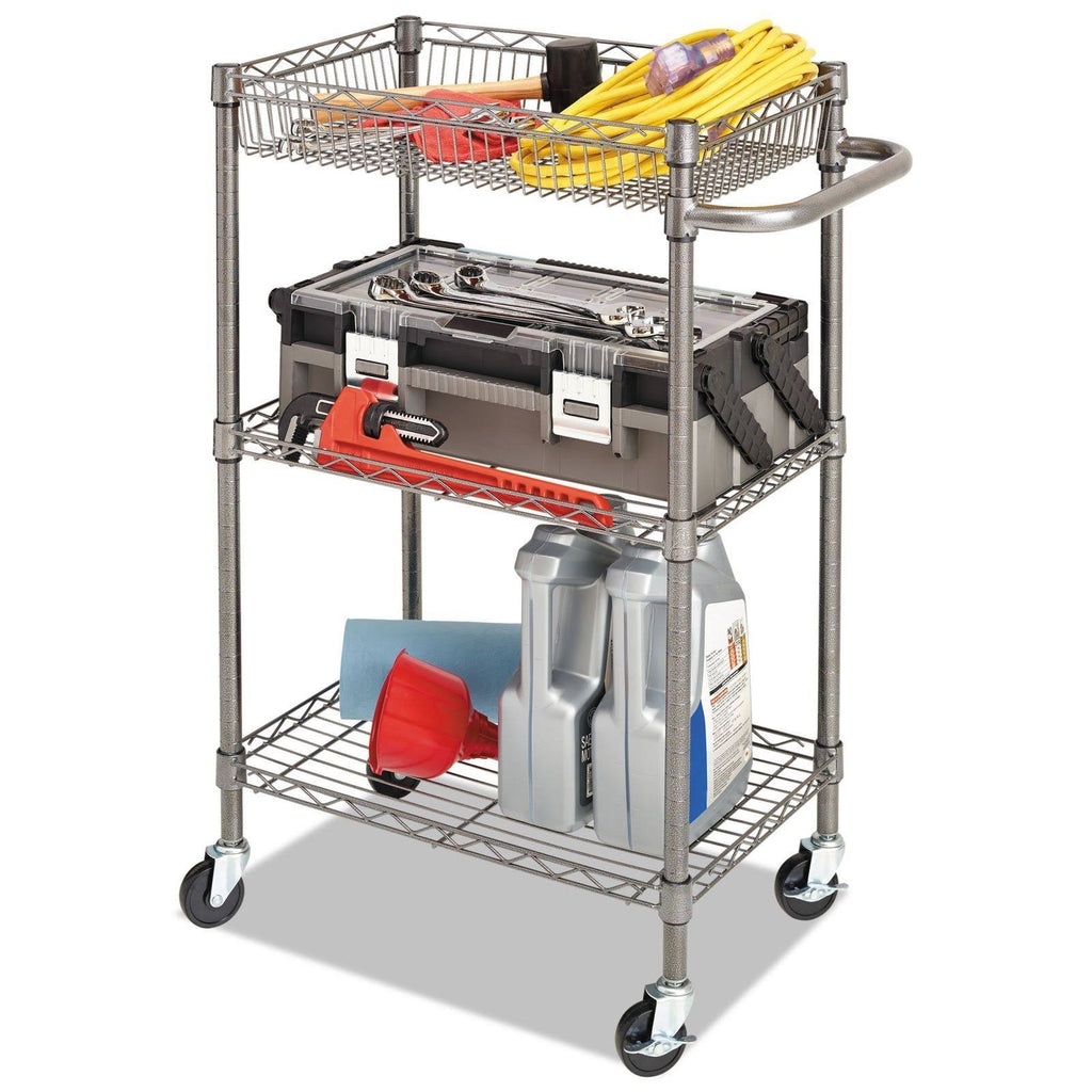 3-Tier Wire Rolling Cart A8689