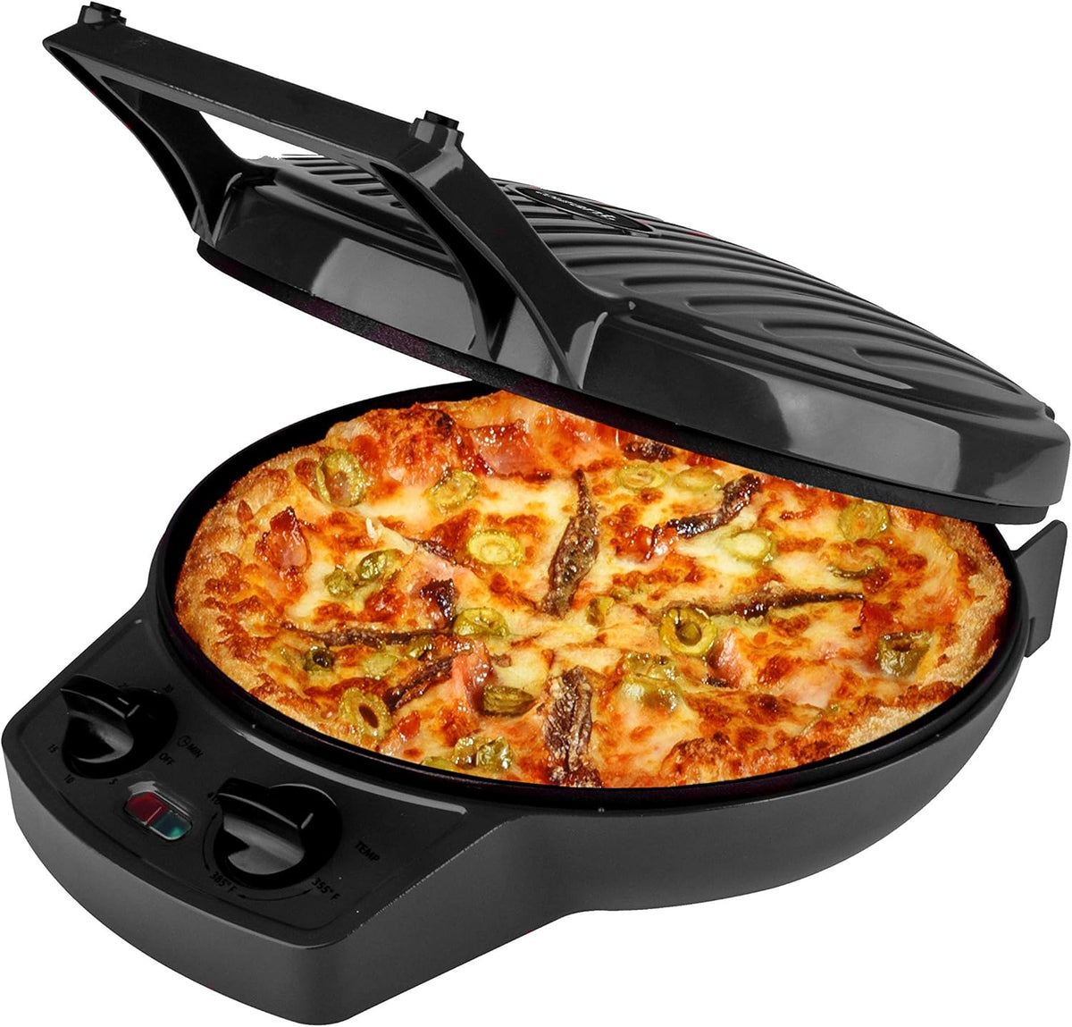12 Inch Pizza Maker and Calzone Maker with Timer S11662
