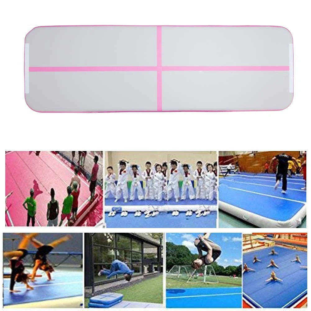 13ft Inflatable Gymnastics Tumbling Mat with Electric Air Pump L63977
