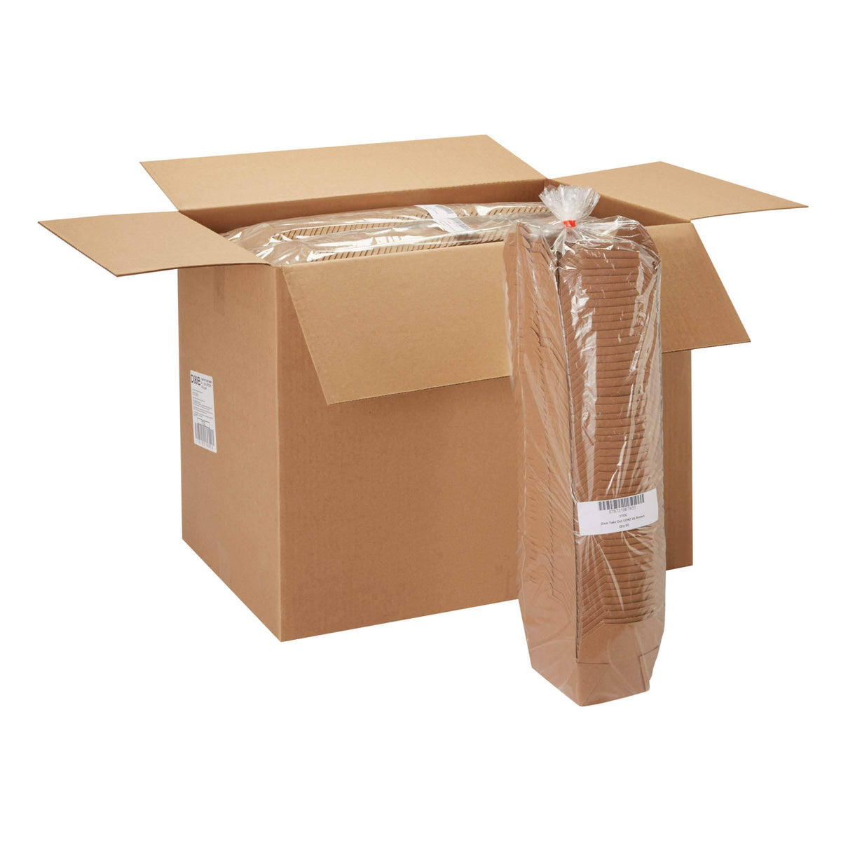 Brown Paperboard Take-Out Box M80435