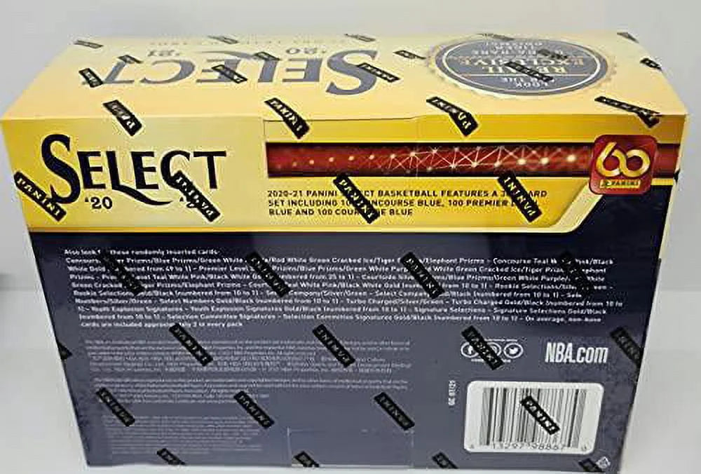 2020-21 Panini Select NBA Basketball Trading Cards Mega Box S508
