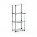 Glass 4-Tier Tower Shelf V427