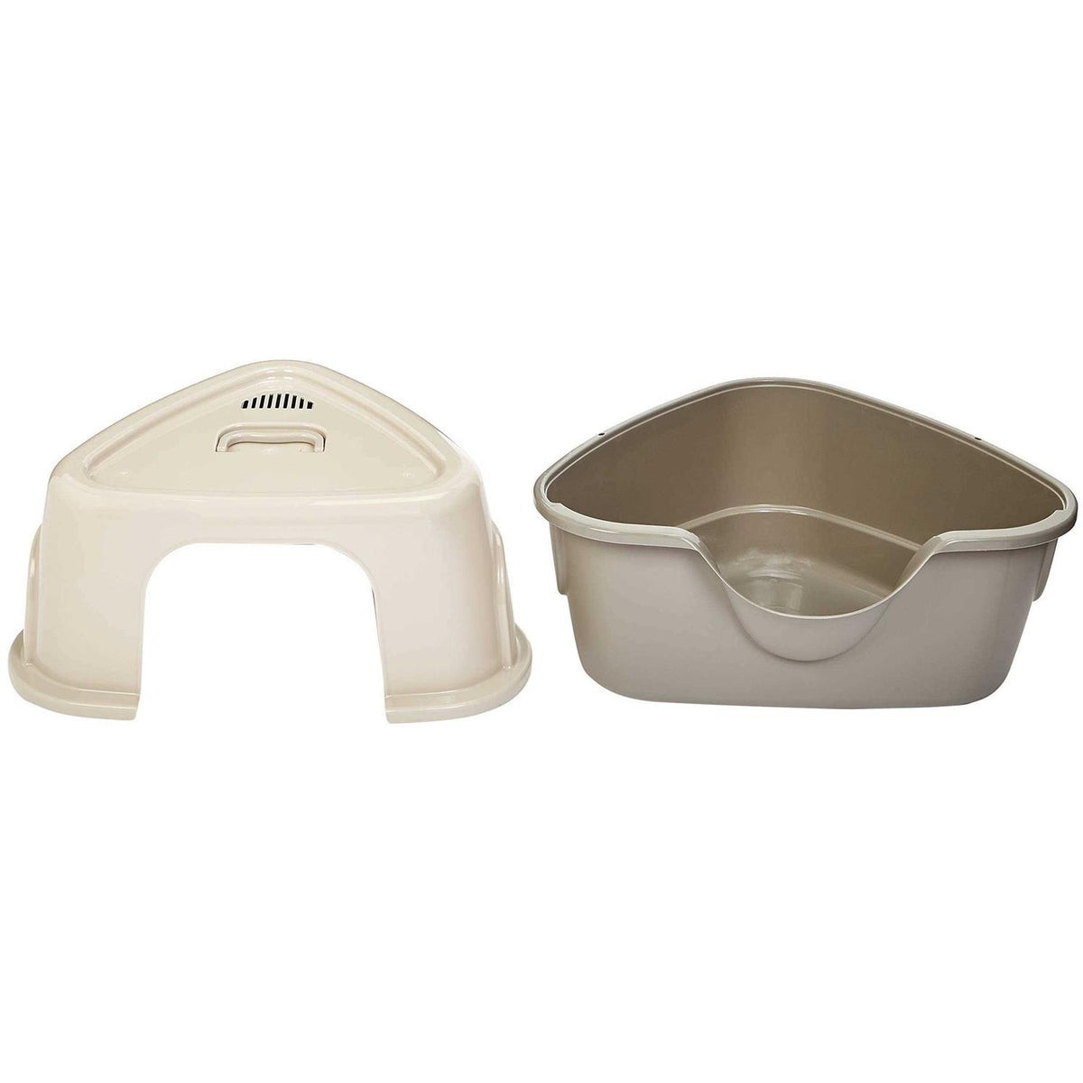Hooded Corner Cat Litter Box H186239