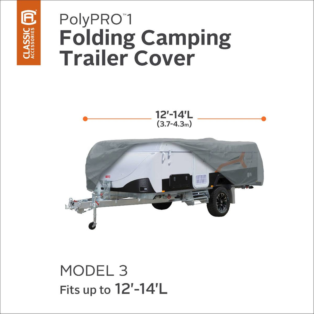 Gray Folding Camping Trailer Cover G19971