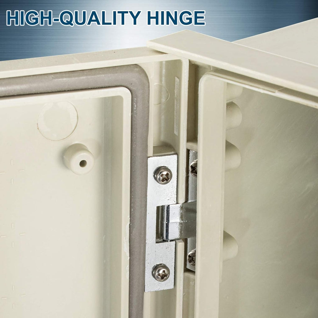 12 x 10 x 6'' NEMA 4X Fiberglass Electrical Enclosure F55119
