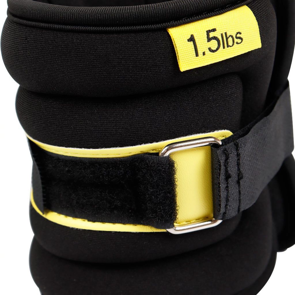 5lb Pair Ankle & Wrist Weights 2.5LBS Adjustable Strap C101