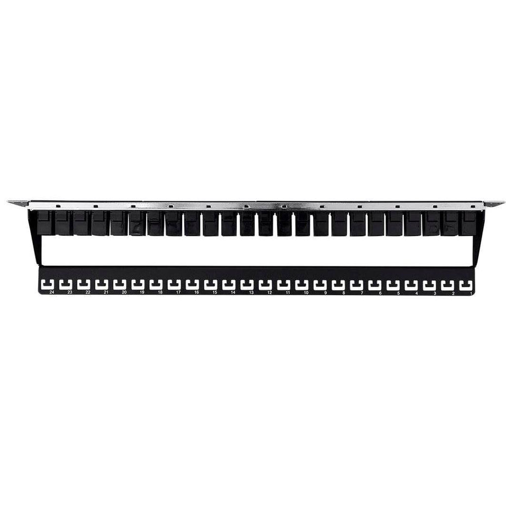 Cat6 1U Patch Panel with 24 Ports X265772
